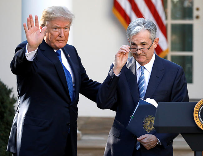 FED Chair Powell and Trump to Direct the Dollar Through the Day